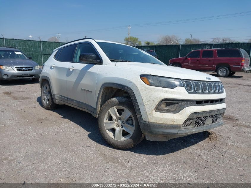 2022 JEEP COMPASS LATITUDE 4X4 - 3C4NJDBB4NT215819