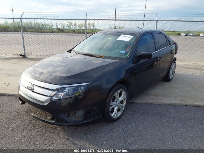 2012 Ford Fusion Se VIN: 3FAHP0HA2CR376995 Lot: 39033376