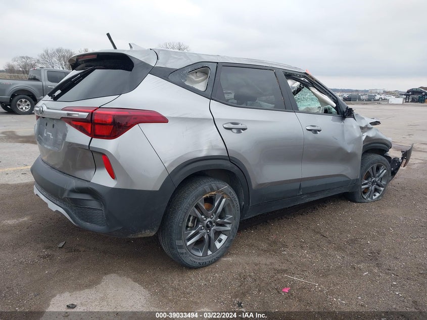 2021 Kia Seltos Lx VIN: KNDEPCAA3M7194871 Lot: 39033494