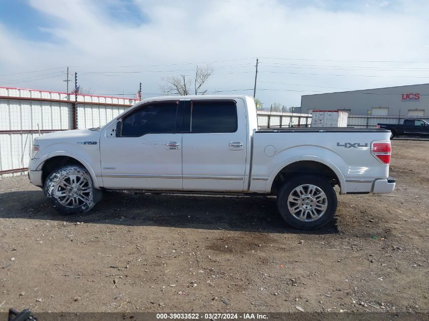 2013 Ford F-150 Platinum VIN: 1FTFW1ET2DFD57040 Lot: 39033522