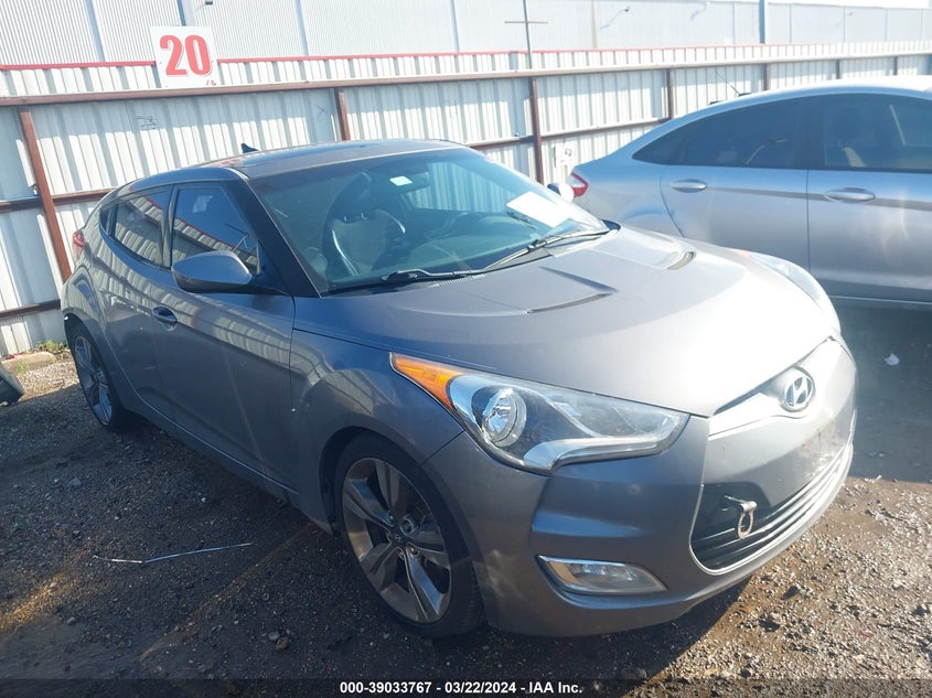 2015 Hyundai Veloster VIN: KMHTC6AD6FU232592 Lot: 39033767