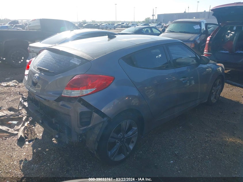 2015 Hyundai Veloster VIN: KMHTC6AD6FU232592 Lot: 39033767