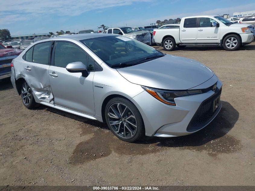 2021 TOYOTA COROLLA HYBRID LE - JTDEAMDE5MJ018039