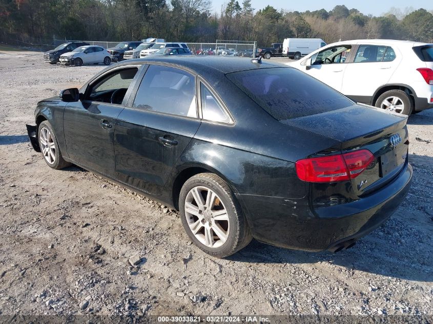 WAUDFAFL7AN016432 | 2010 AUDI A4