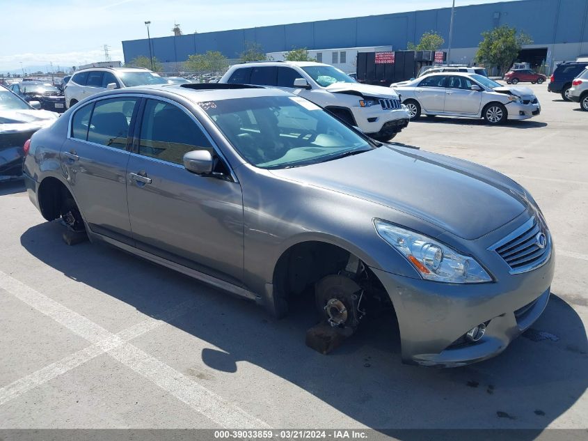 2013 Infiniti G37 Journey VIN: JN1CV6AP7DM712004 Lot: 39033859