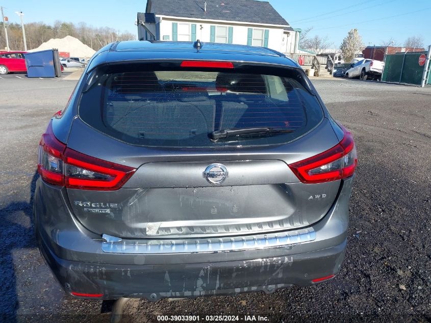 2021 Nissan Rogue Sport S Awd Xtronic Cvt VIN: JN1BJ1AW3MW668573 Lot: 39033901