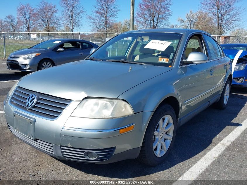 WVWPE63B74E342246 2004 Volkswagen Passat Gls Tdi