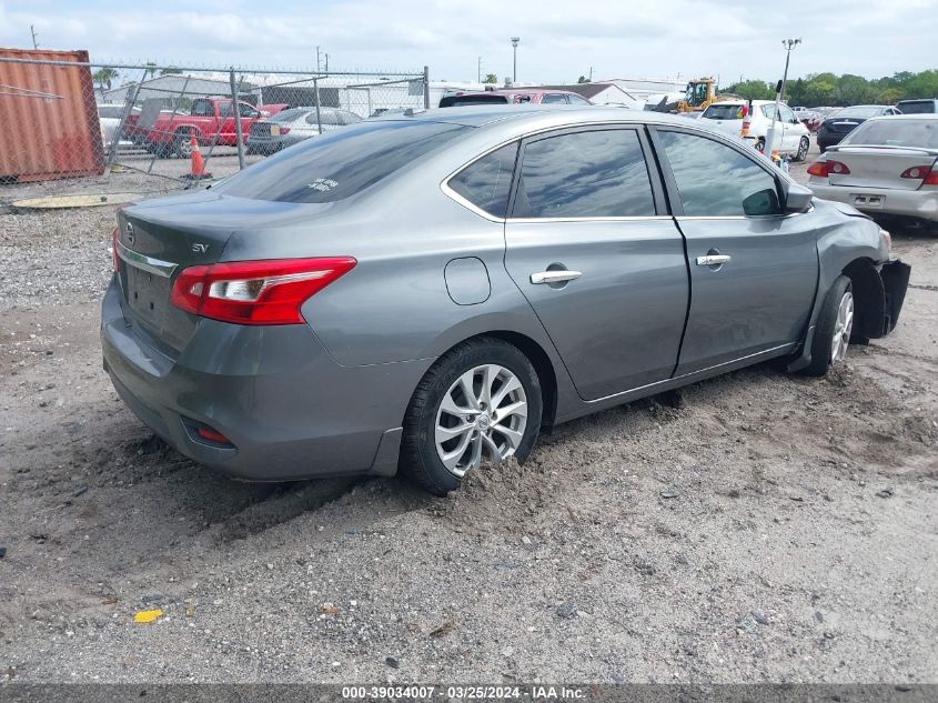 2018 Nissan Sentra S/Sv/Sr/Sl VIN: 3N1AB7AP4JY221291 Lot: 39034007