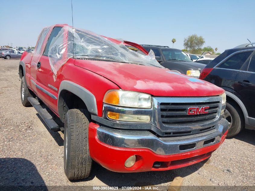 2005 GMC Sierra 2500Hd Sle VIN: 1GTHK29UX5E200408 Lot: 39034029