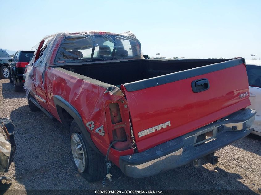 2005 GMC Sierra 2500Hd Sle VIN: 1GTHK29UX5E200408 Lot: 39034029