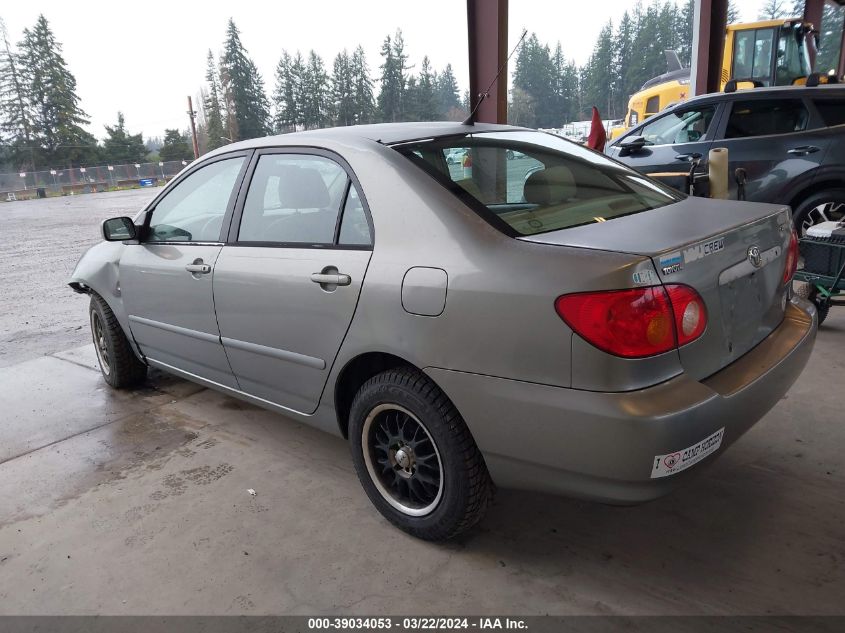 2003 Toyota Corolla Le VIN: 1NXBR32E53Z141597 Lot: 39034053