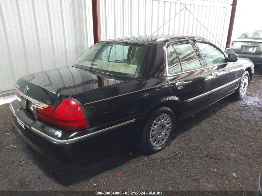 2004 Mercury Grand Marquis Gs VIN: 2MEFM74W14X605432 Lot: 39034085