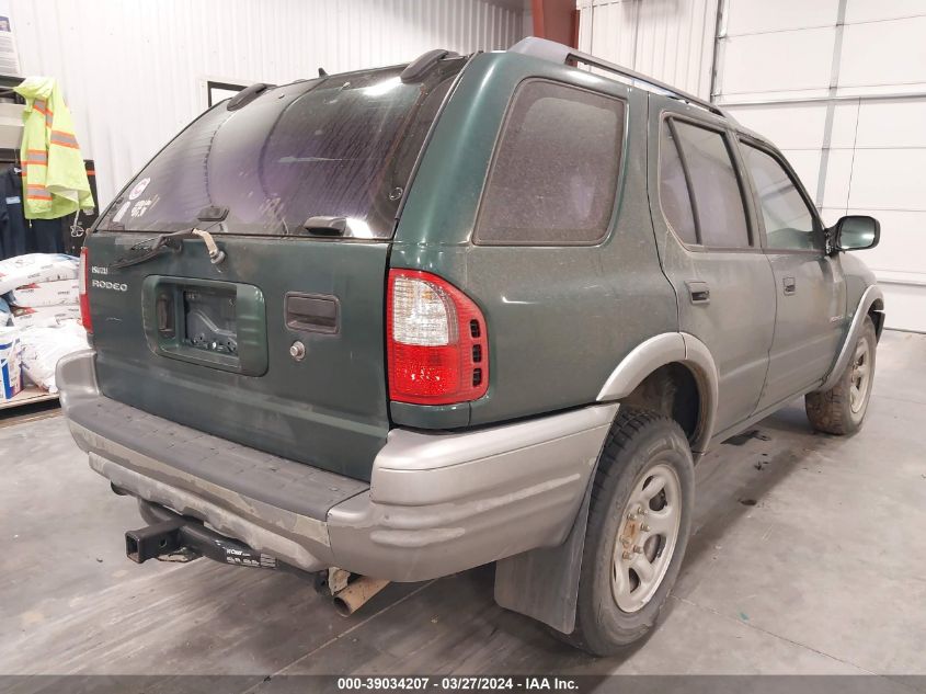 4S2CK58W714321416 2001 Isuzu Rodeo