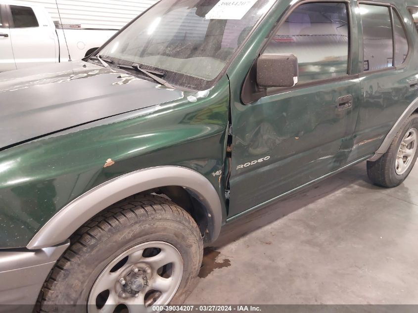 4S2CK58W714321416 2001 Isuzu Rodeo