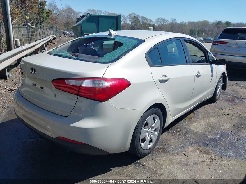 2015 KIA FORTE LX - KNAFK4A68F5379417