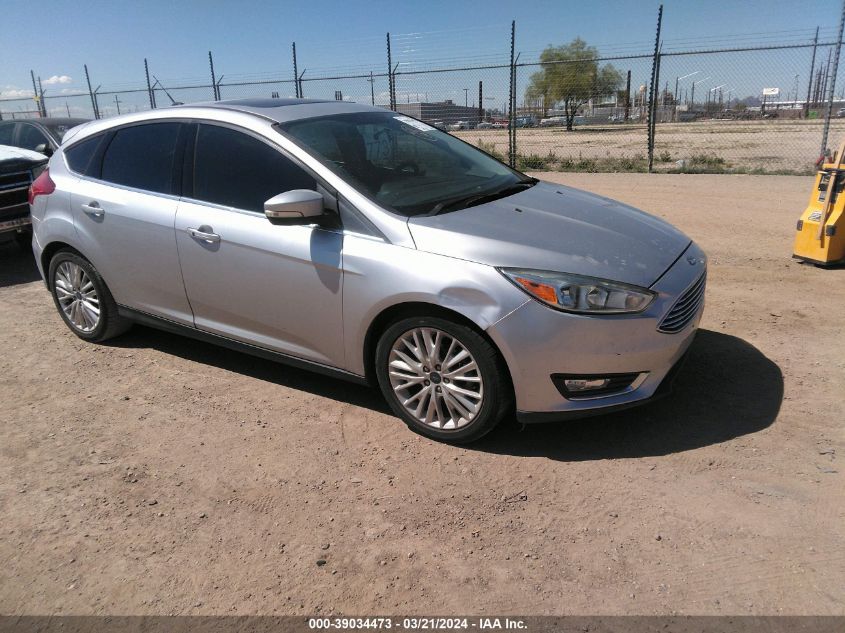 2017 Ford Focus Titanium VIN: 1FADP3N23HL279338 Lot: 39034473