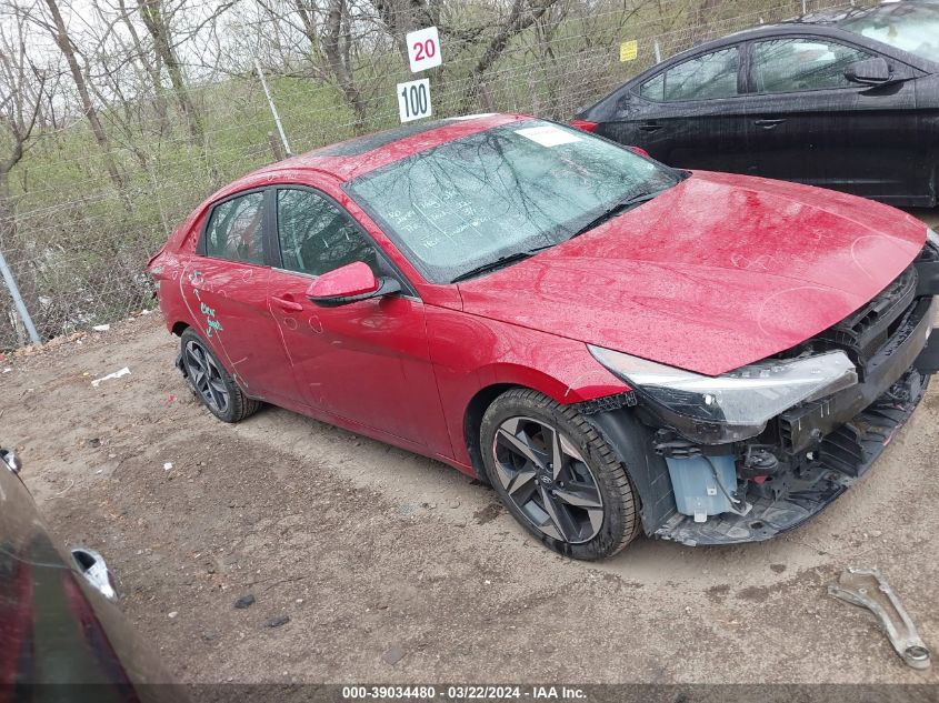 2021 HYUNDAI ELANTRA SEL - KMHLN4AG8MU179402