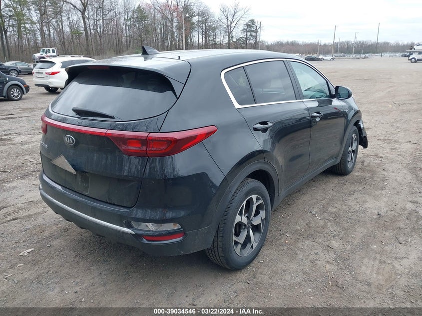 VIN KNDPMCAC6N7002394 2022 KIA SPORTAGE LX