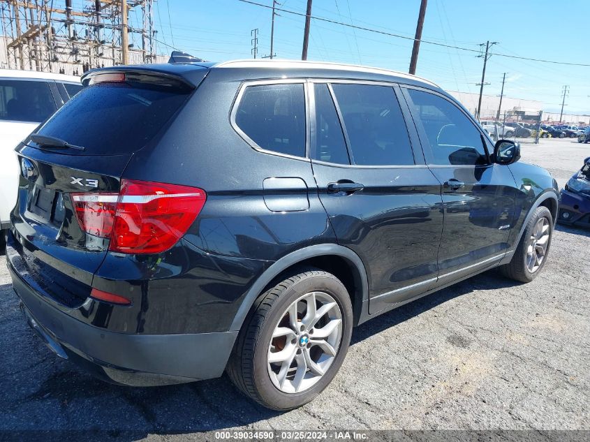 2014 BMW X3 xDrive35I VIN: 5UXWX7C53E0E79982 Lot: 39034590