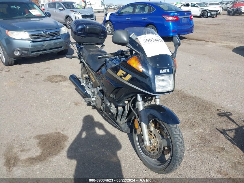YAMAHA FJ1200 1989. Lot# 39034623. VIN JYA3SKE08KA000896. Photo 1