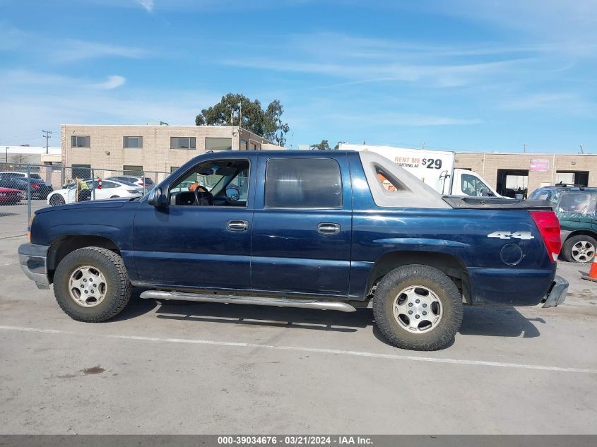 2005 Chevrolet Avalanche 1500 Ls VIN: 3GNEK12Z75G222028 Lot: 39034676