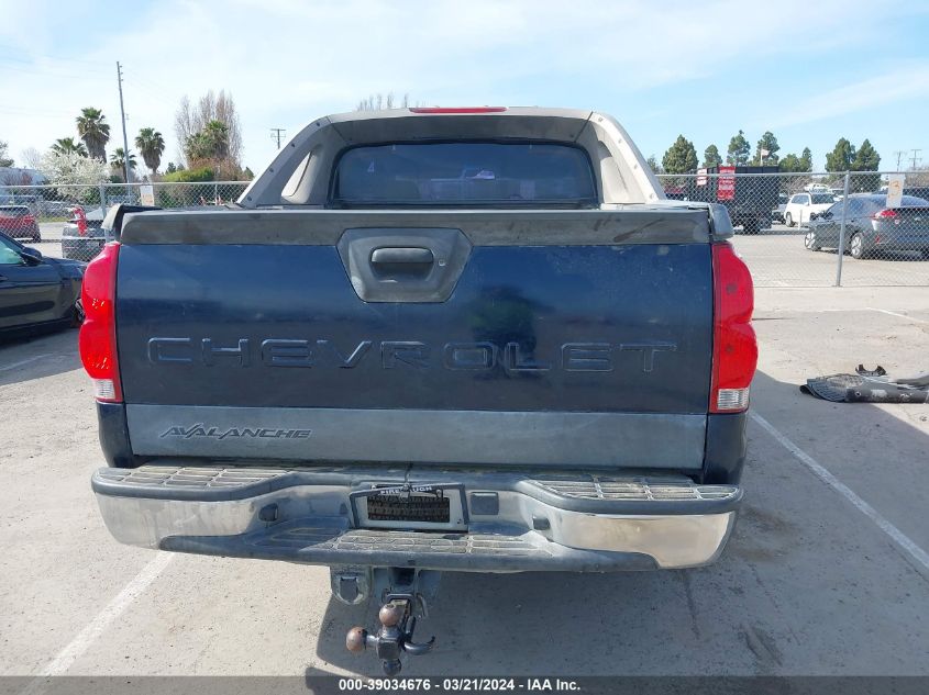 2005 Chevrolet Avalanche 1500 Ls VIN: 3GNEK12Z75G222028 Lot: 39034676