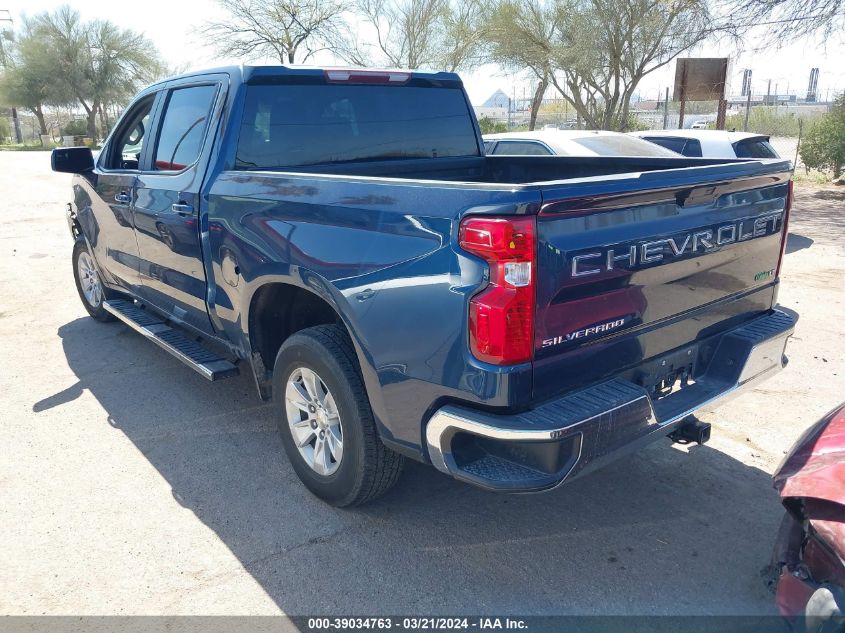 VIN 3GCPWCED3MG328637 2021 CHEVROLET SILVERADO 1500 no.3