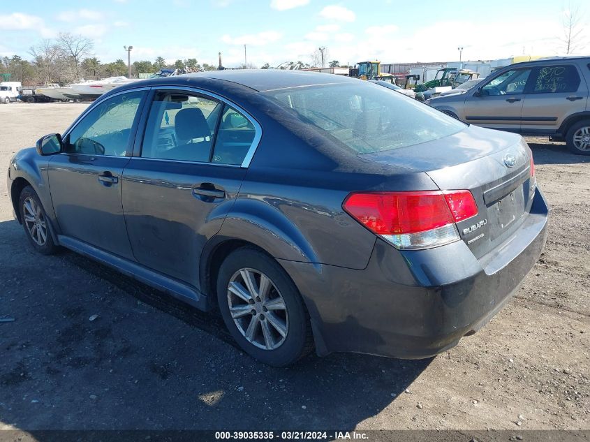 2011 Subaru Legacy 2.5I Premium VIN: 4S3BMBG63B3230586 Lot: 39035335