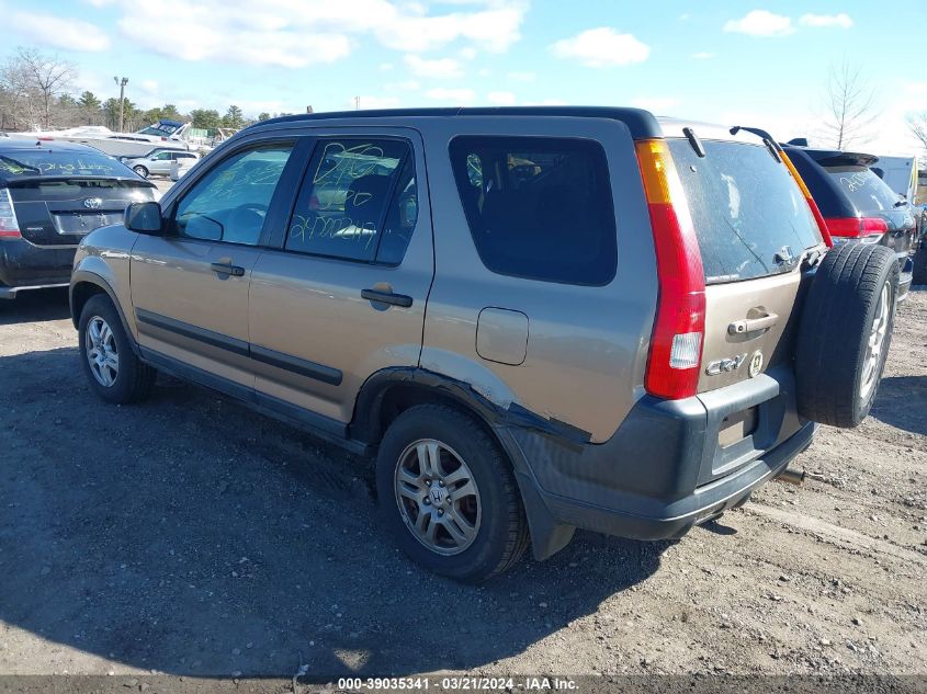 2003 Honda Cr-V Ex VIN: SHSRD78873U108712 Lot: 39035341