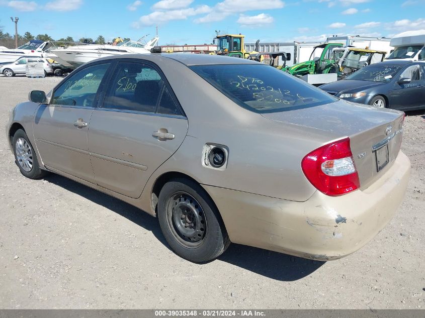 2003 Toyota Camry Le VIN: 4T1BE32K03U138477 Lot: 39035348