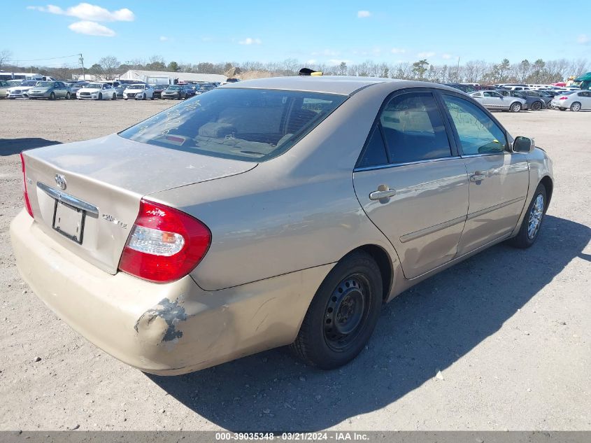 2003 Toyota Camry Le VIN: 4T1BE32K03U138477 Lot: 39035348