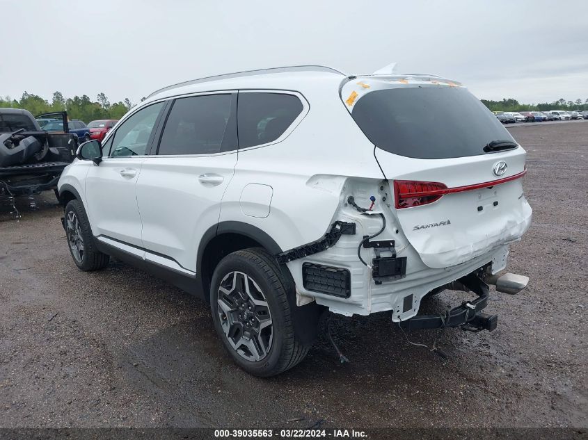 2022 Hyundai Santa Fe Limited VIN: 5NMS4DAL6NH469727 Lot: 39035563