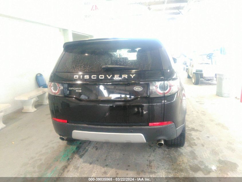 2019 Land Rover Discovery Sport Hse/Landmark Edition VIN: SALCR2FXXKH807979 Lot: 39035565