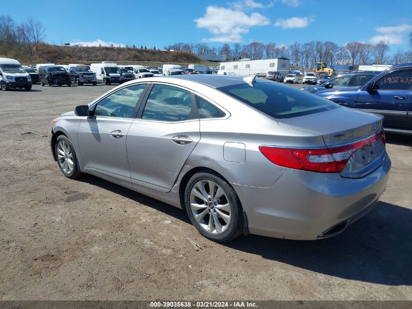 2013 Hyundai Azera VIN: KMHFG4JG0DA228133 Lot: 39035638