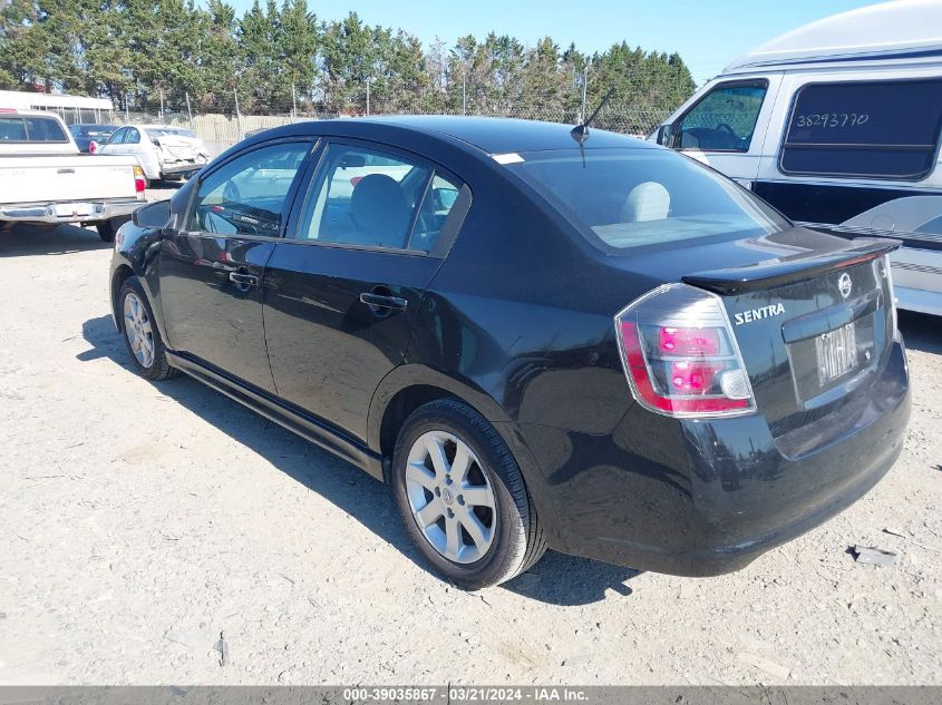 3N1AB6AP8CL637676 | 2012 NISSAN SENTRA