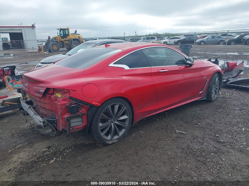 2019 Infiniti Q60 3.0T Red Sport 400 VIN: JN1FV7EK3KM360585 Lot: 39035910