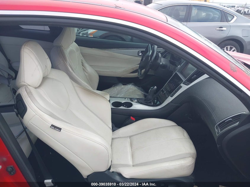 2019 Infiniti Q60 3.0T Red Sport 400 VIN: JN1FV7EK3KM360585 Lot: 39035910