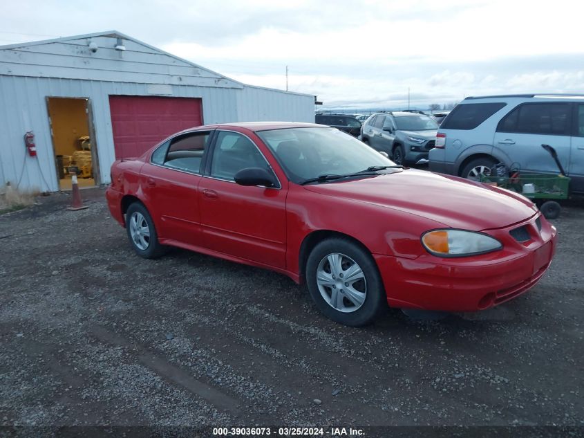 2005 Pontiac Grand Am Se VIN: 1G2NE52F85M203406 Lot: 39036073