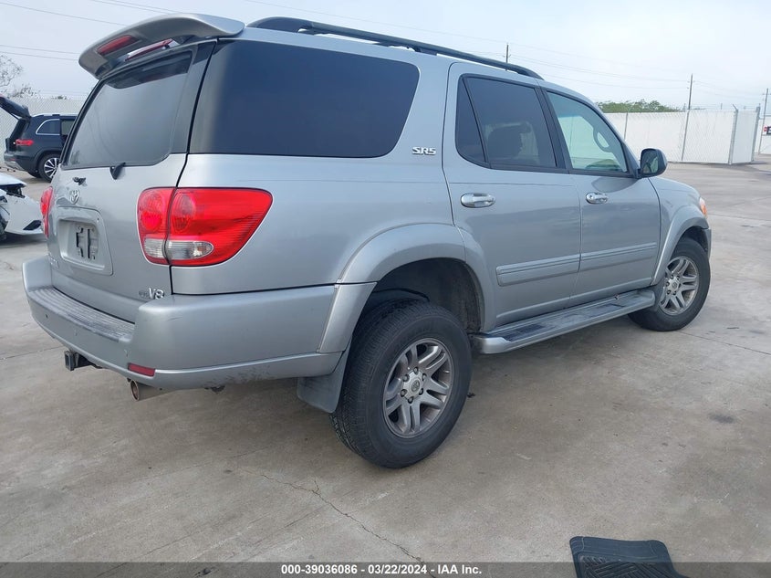 2007 Toyota Sequoia Sr5 V8 VIN: 5TDZT34AX7S297451 Lot: 39036086