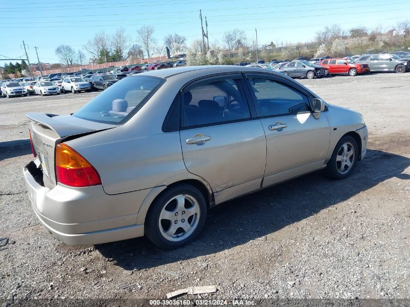 2004 Suzuki Aerio Lx/S VIN: JS2RA61SX45202382 Lot: 39036160