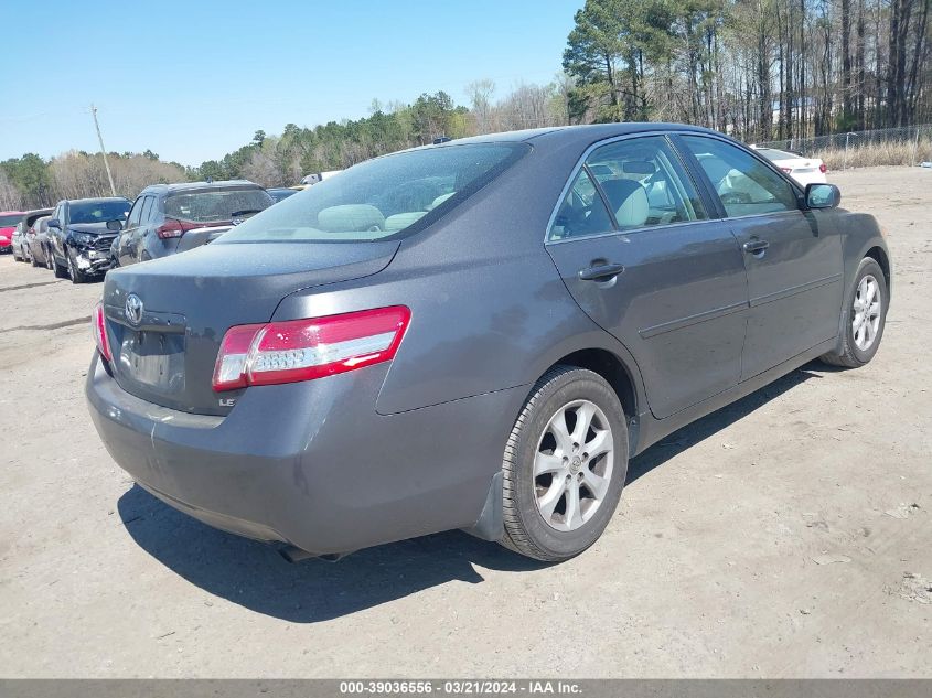 4T1BF3EK6BU765756 | 2011 TOYOTA CAMRY