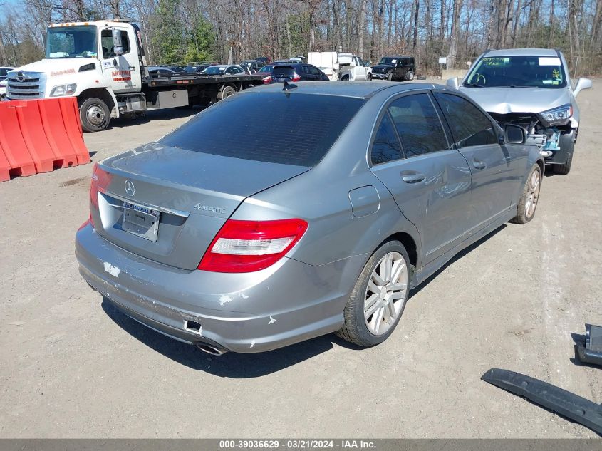 WDDGF81X98F084082 | 2008 MERCEDES-BENZ C 300