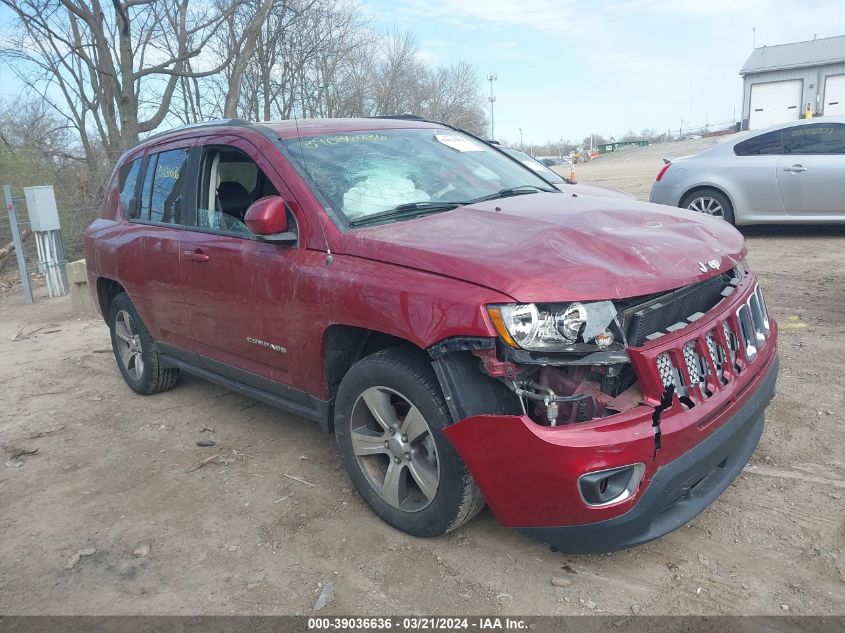 2016 Jeep Compass High Altitude Edition VIN: 1C4NJDEB8GD795662 Lot: 39036636