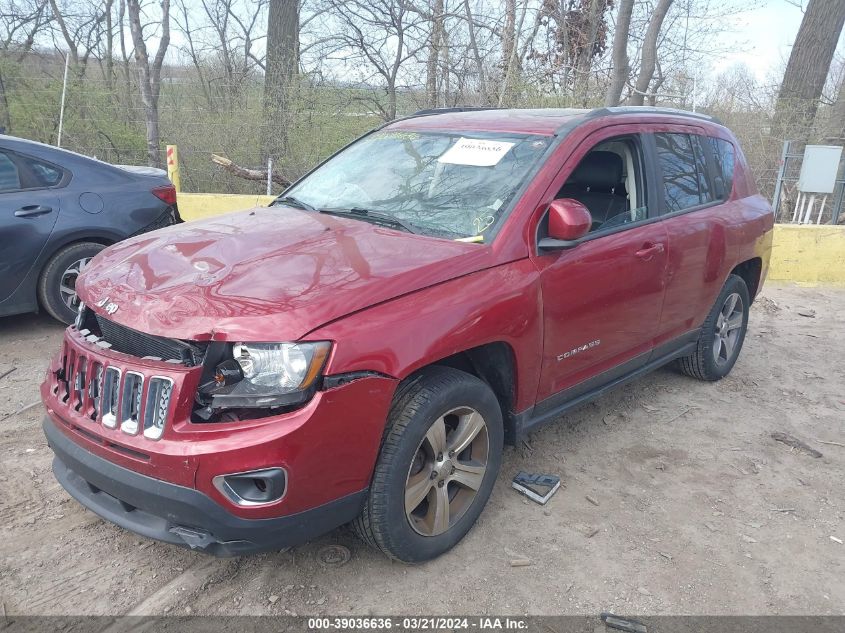 2016 Jeep Compass High Altitude Edition VIN: 1C4NJDEB8GD795662 Lot: 39036636