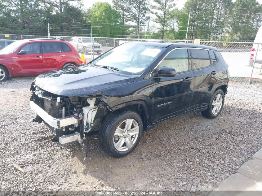 2022 Jeep Compass Latitude Fwd VIN: 3C4NJCBB0NT213284 Lot: 39036652