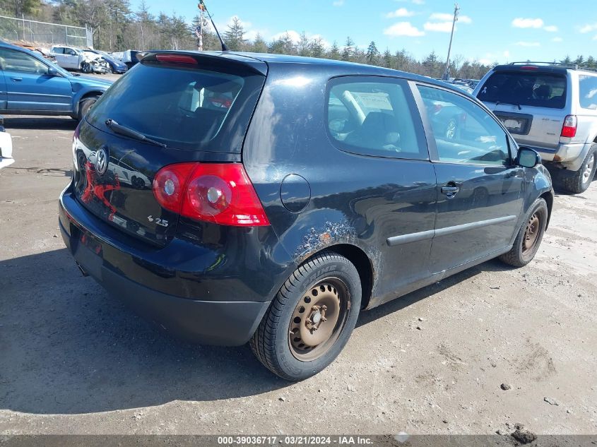 WVWBB71K08W293676 | 2008 VOLKSWAGEN RABBIT