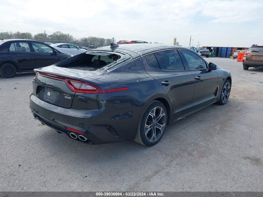 2020 Kia Stinger Gt-Line VIN: KNAE15LA2L6074989 Lot: 39036904