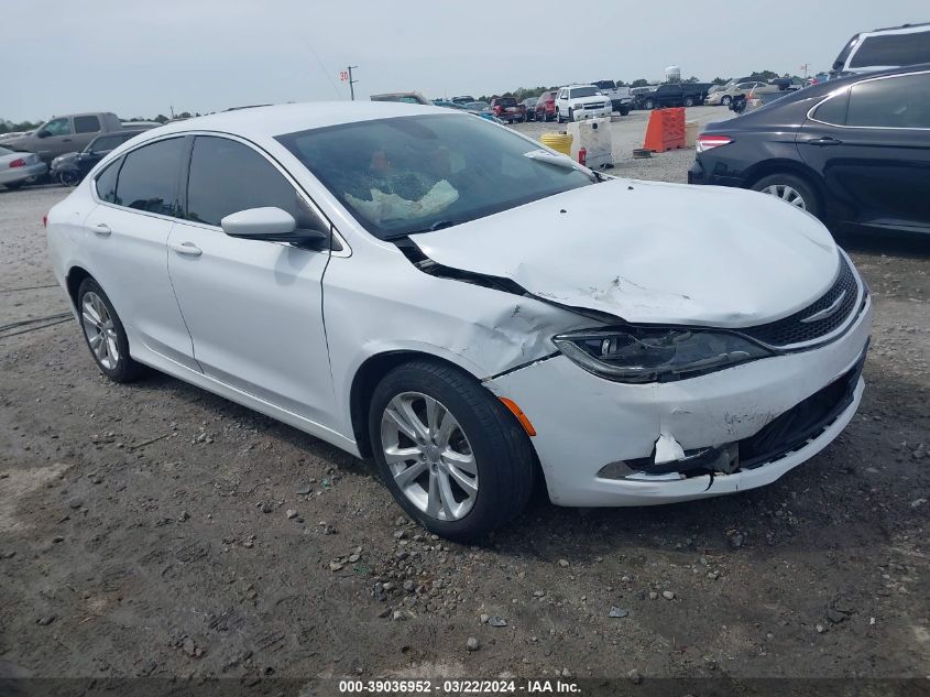 2015 Chrysler 200 Limited VIN: 1C3CCCAB1FN726648 Lot: 39036952