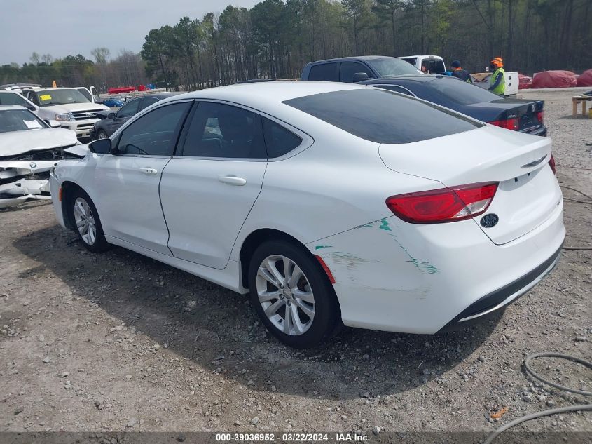 2015 Chrysler 200 Limited VIN: 1C3CCCAB1FN726648 Lot: 39036952