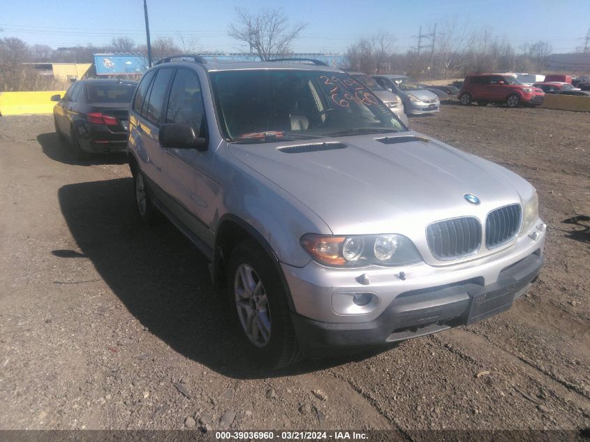 5UXFA13565LY22391 2005 BMW X5 3.0I